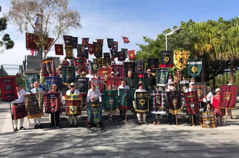 Banners on the steps 2019 768x507