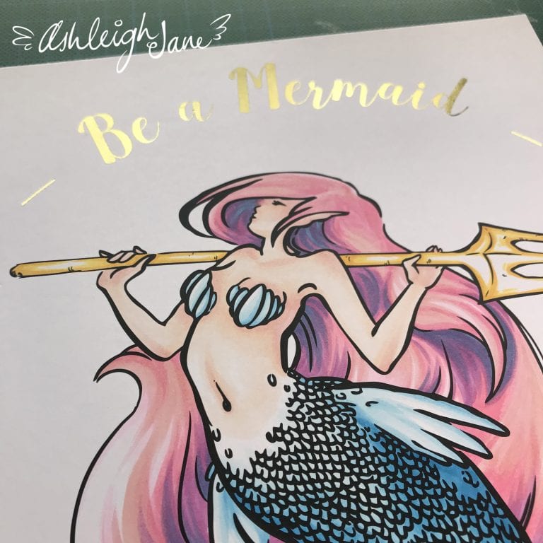 AJ Handcoloured Foil Prints 768x768