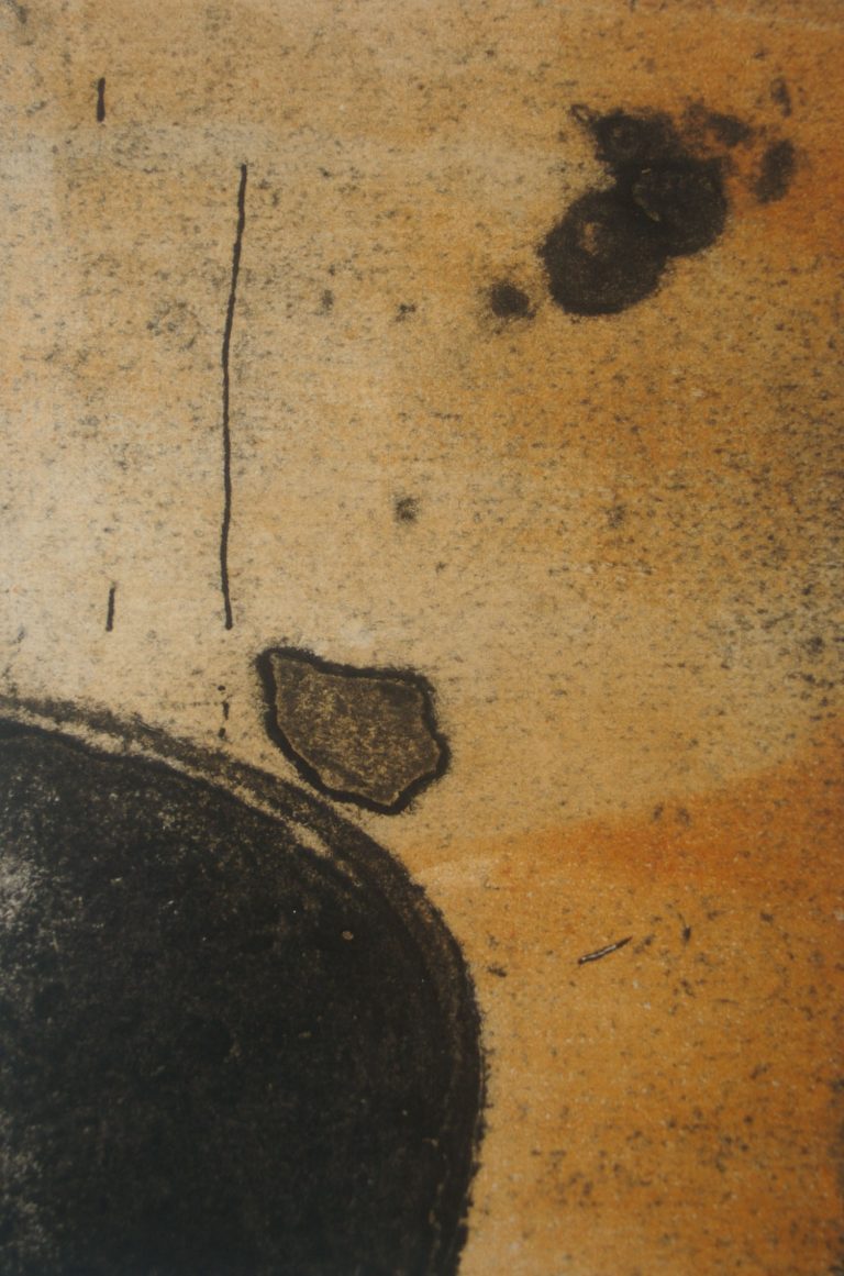 Strategic Edge series Touching the Border.. 2014 Collograph 768x1161