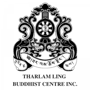 Tharlam Ling Buddhist Centre Townsville logo 800 x 800 stacked 1 300x300