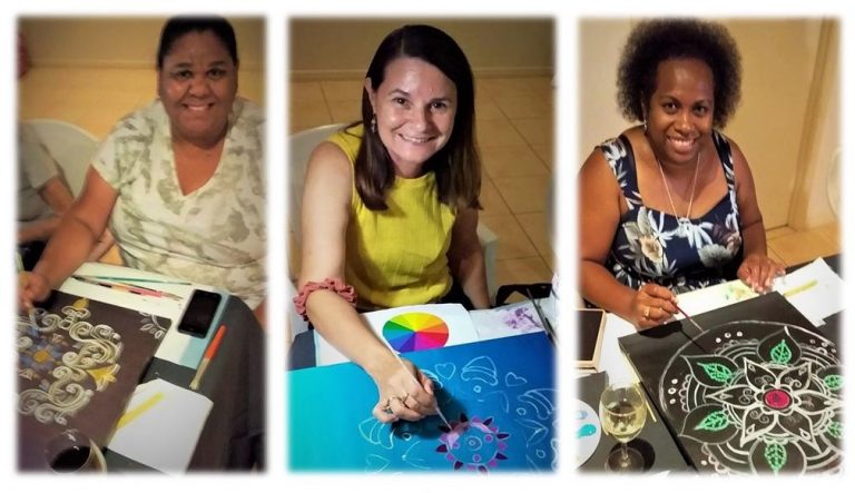 Girls Night Townsville Paint  Wine pics 1 768x443