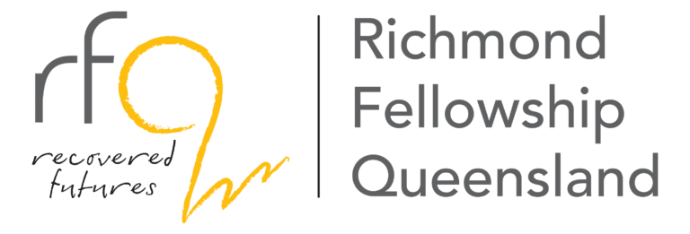 Richmond Fellowship Queensland Brandmark logo slate grey 1 768x261