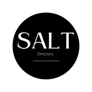 SALT Directory LOGO Black Background White writing 300x300