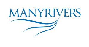 ManyRivers logo v1.0 RGB Blue WhiteBG 1 300x159