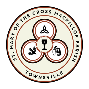 Parish of St Mary of the Cross MacKillop Logo 300dpi Colour 300x300